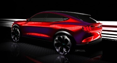 Mustang Mach-E Design Sketch